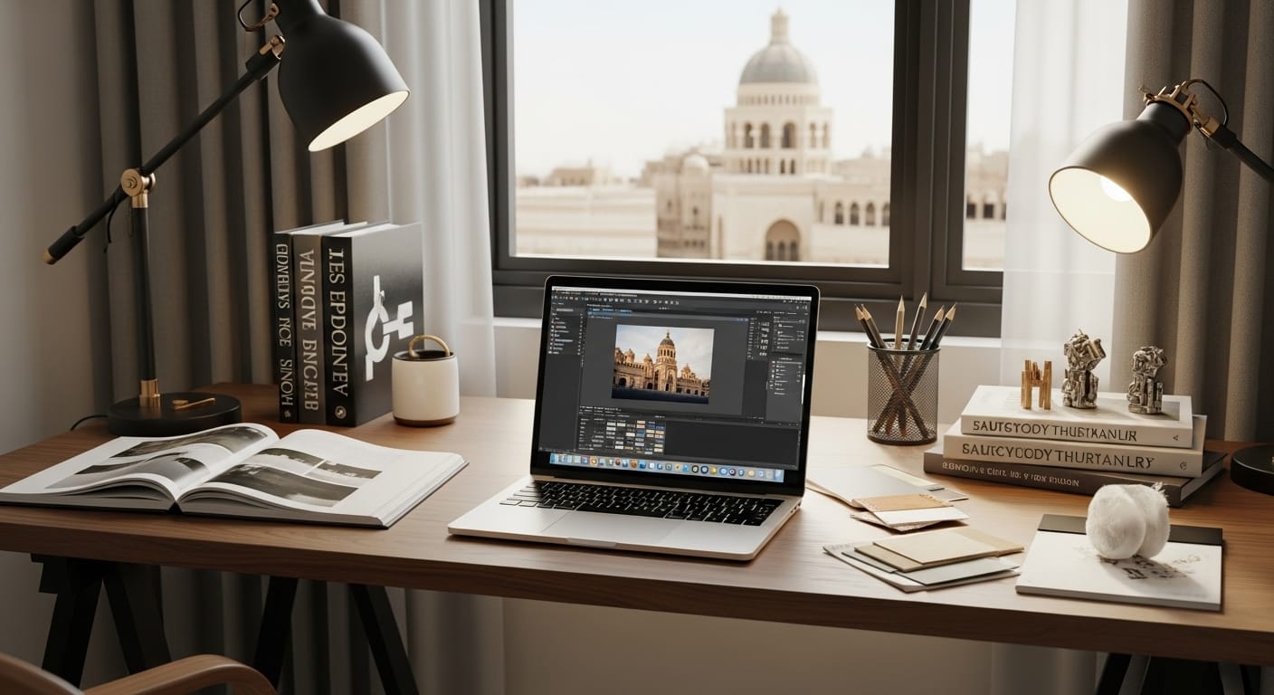 كيف تبدأ دراسة التصميم الداخلي أونلاين في السعودية؟