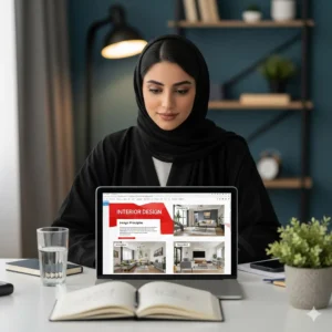 دراسة انتريور ديزاين أونلاين