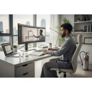 دورة تصميم أنظمة مكافحة الحريق أونلاين في المملكة العربية السعودية